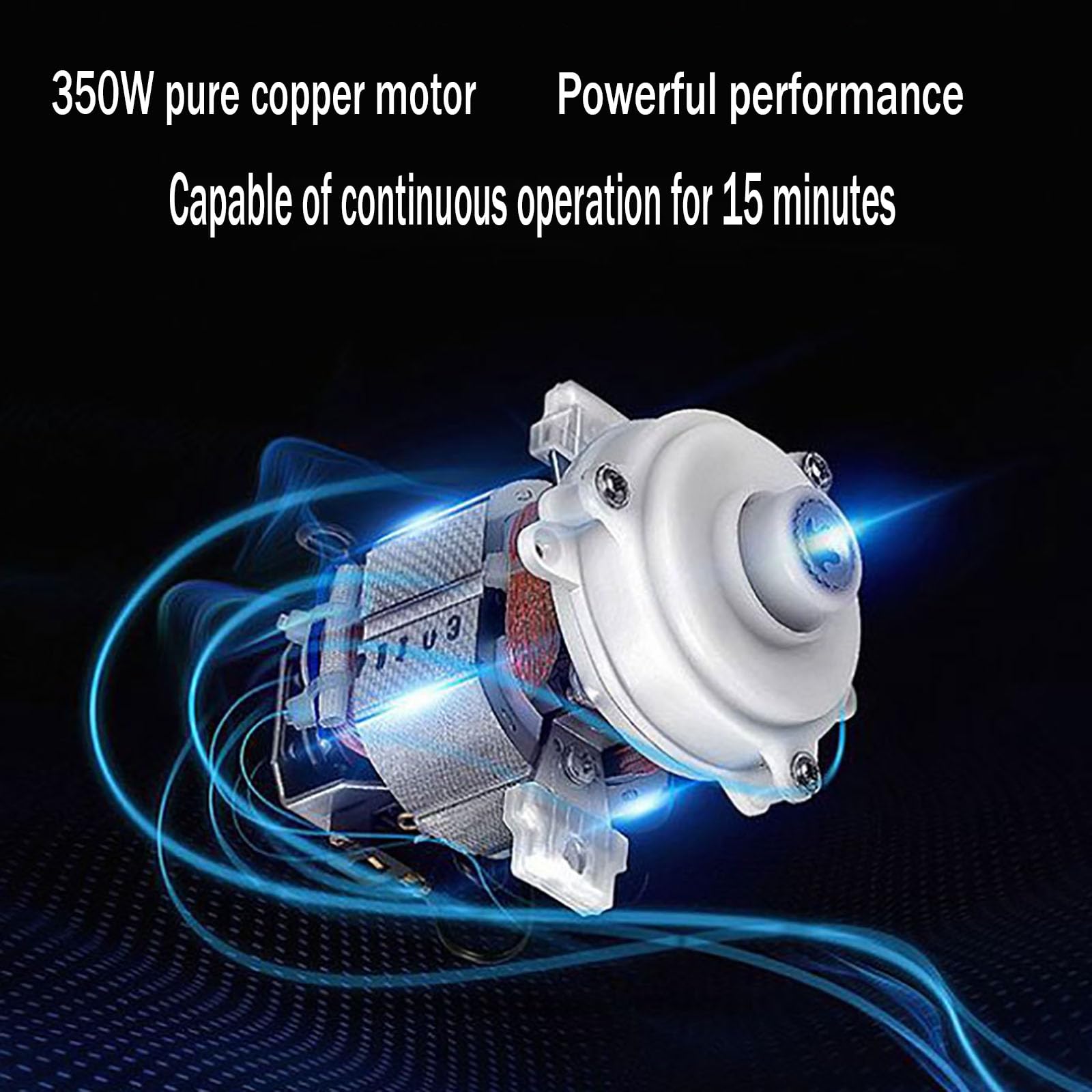 MObyat Tritatutto per Aglio da 350 W, Tritatutto per Verdure da 1,8 L Tre Impostazioni di velocità, Triturazione Rapida in 10 Secondi Design a Doppia Lama, Funzionamento Affidabile