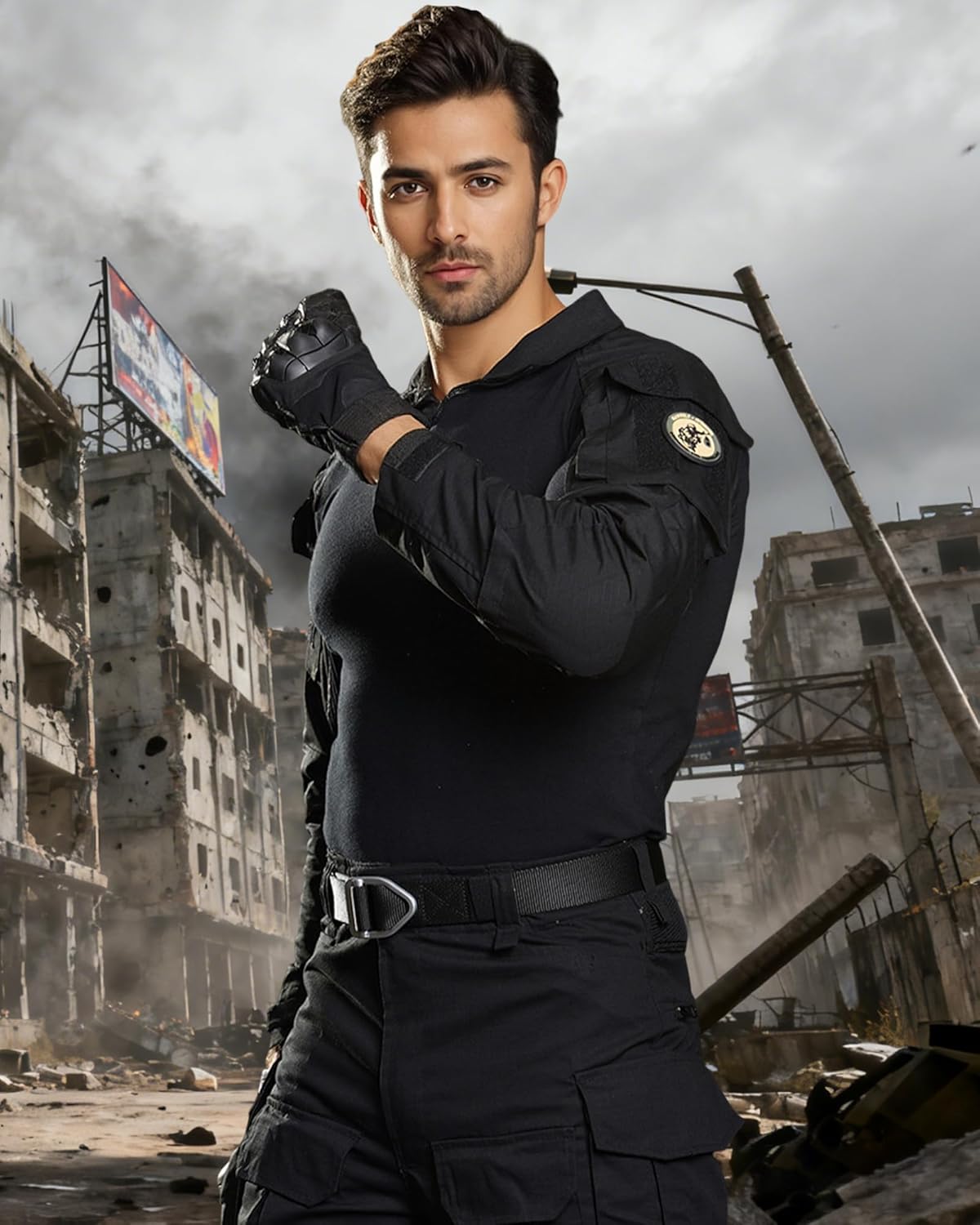 Mens G3 Military Uniforms Tactical Combat Shirt and Pants Suit Hunting Paintball Airsoft Clothes No Kneepads