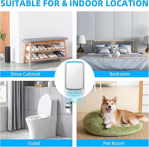 Miniatura 8 de Paquete de 6 purificadores de aire enchufables con generador de iones negativos, ionizadores de aire para el hogar y los ácaros del polvo,