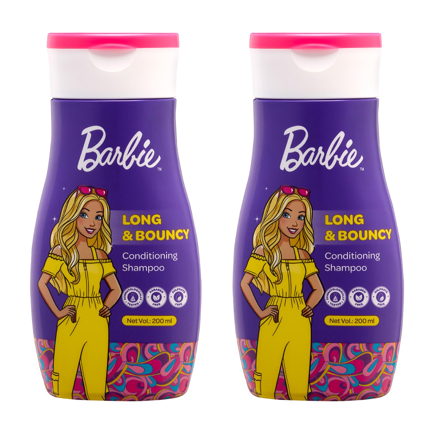 Barbie Conditioning Shampoo - Long & Bouncy 200ml | Sulphate & Paraben Free | Dermatologically Tested | Pack of 2-picture-23
