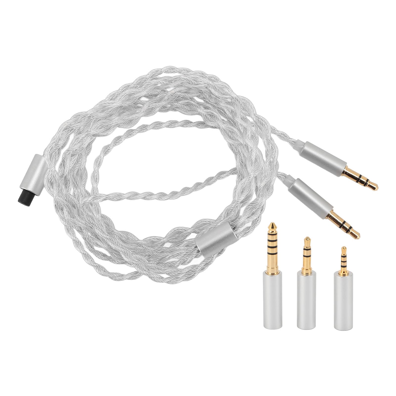 Kopfhörer-Splitter-Kabel, 1,2M, 3,5 Mm Audio-Stereo-Y-Splitter, Aux-Verlängerungskabel, 3,5 Mm Stecker auf 2,5 Mm, 3,5 Mm, 4,4 Mm Buchse, Dual-Kopfhörer-Klinken-Adapter für