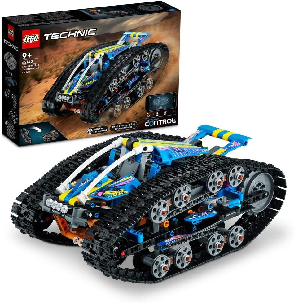 Technic™ App-Controlled Transformation Vehicle 42140 Building Blocks Toy Car Set; Toys for Boys, Girls, and Kids (772 Pieces)