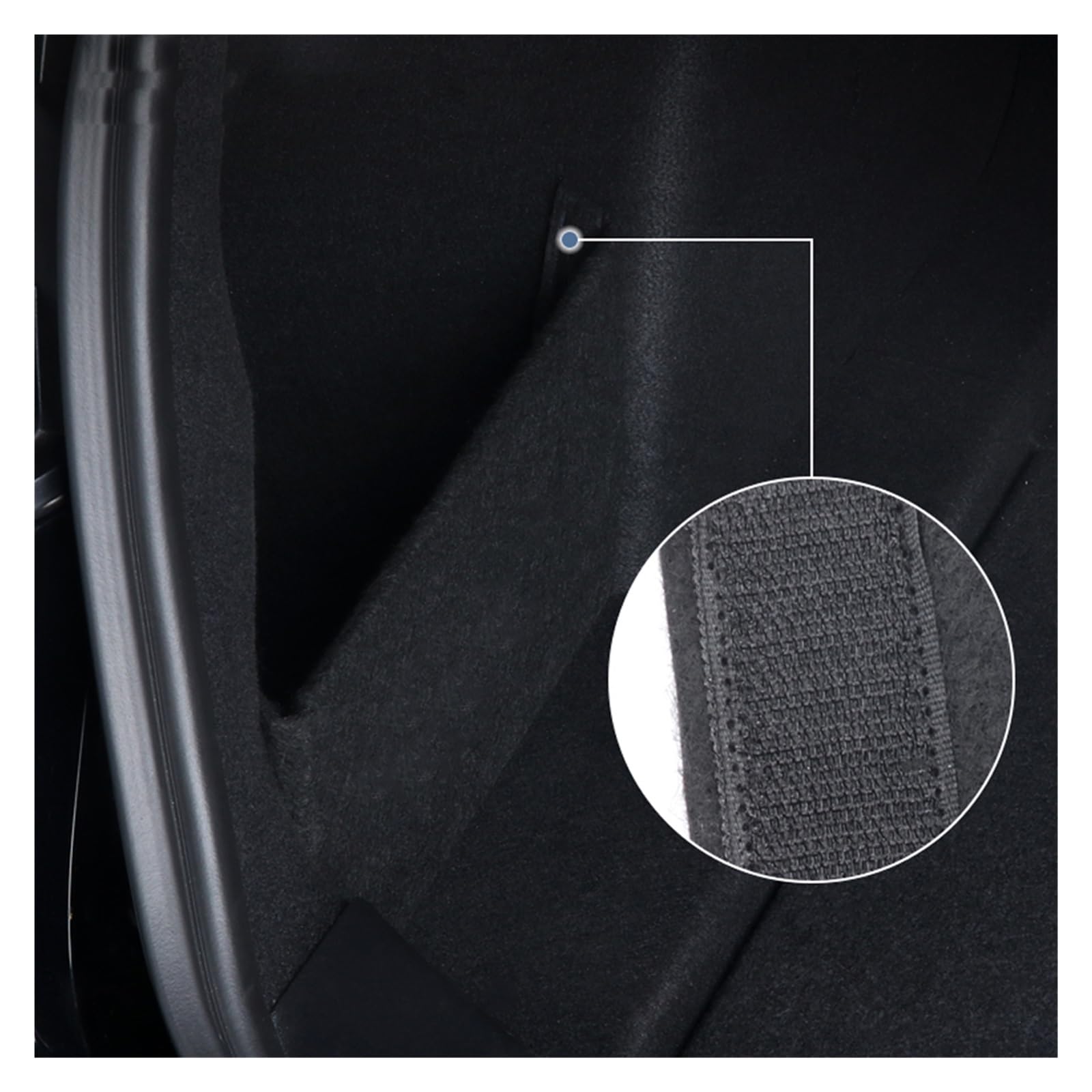 ANROI 2Pcs Panneau Déflecteur De Coffre Arrière Voiture Pour BMW 2 3 5 7 Series F45 F30 F10 G20 G30, Partition Organisateur Panneau SéParation LatéRal Cargaison Accessoires