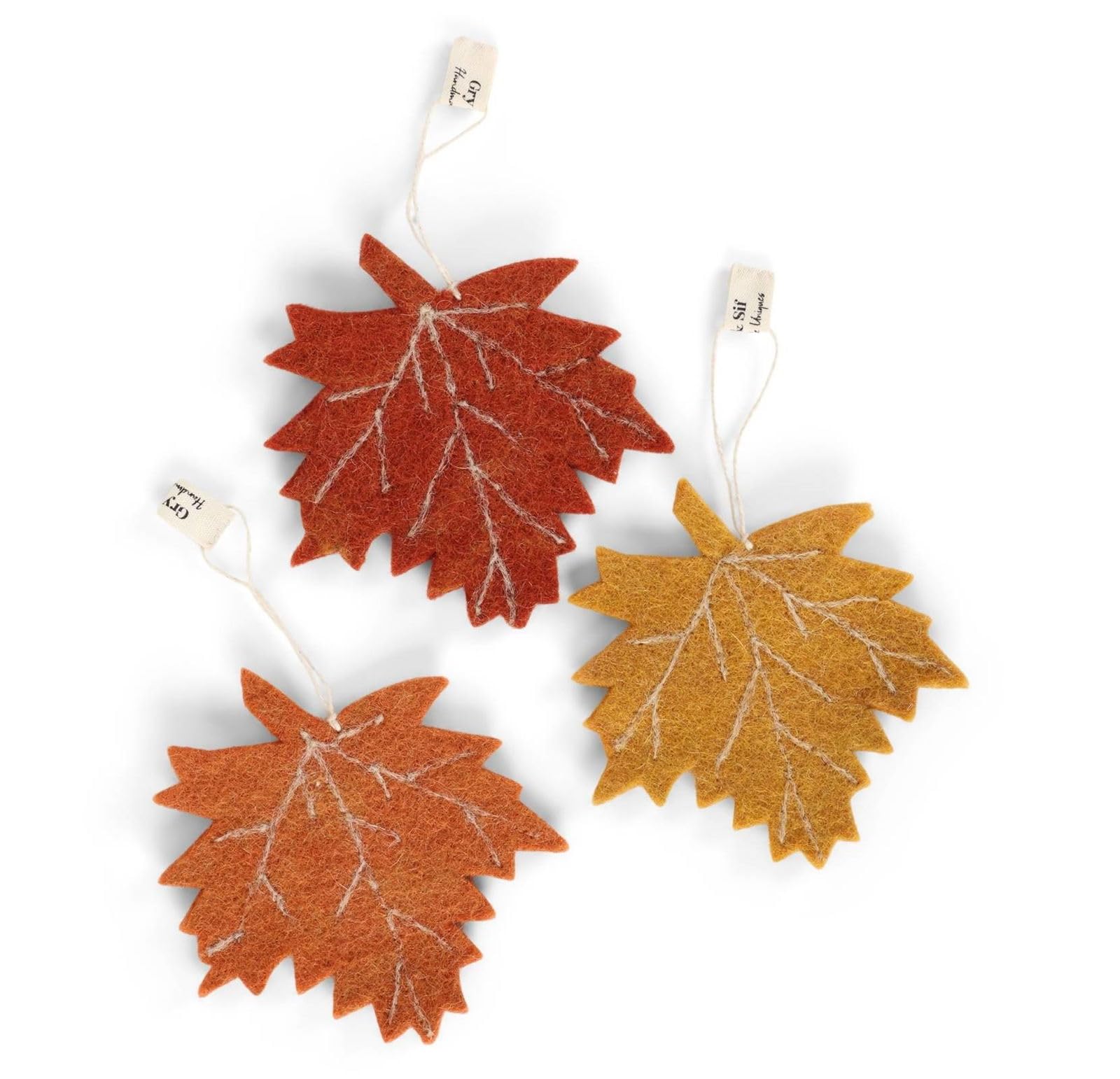 Gry & Sif Handgefertigter Filzkranz Aus Nepal - Fairtrade Weihnachtsdeko Mit Dänischem Design