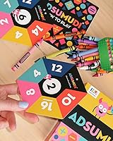 Vista 3 de Evermade Adsumudi Math Game - The Monstrously Fun, Smart Game for Kids to Practice Multiplication, Division, Addition and Subtraction - Great for