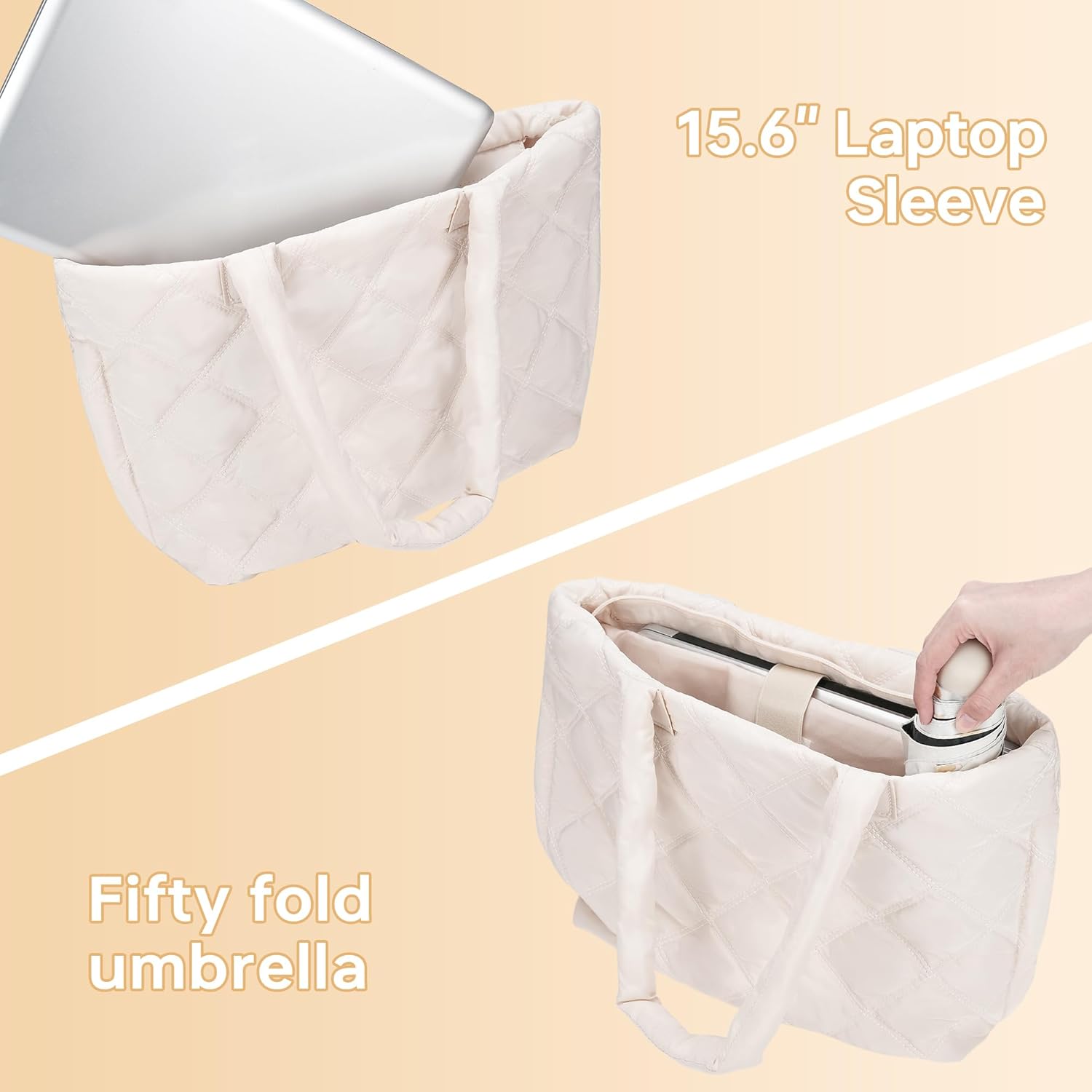 GEMIU Diaper Bag Tote, Large Capacity Travel Diaper Baby Bags Crossbody Hospital Mom Bag,with Silicone Pacifier Case - Image 2