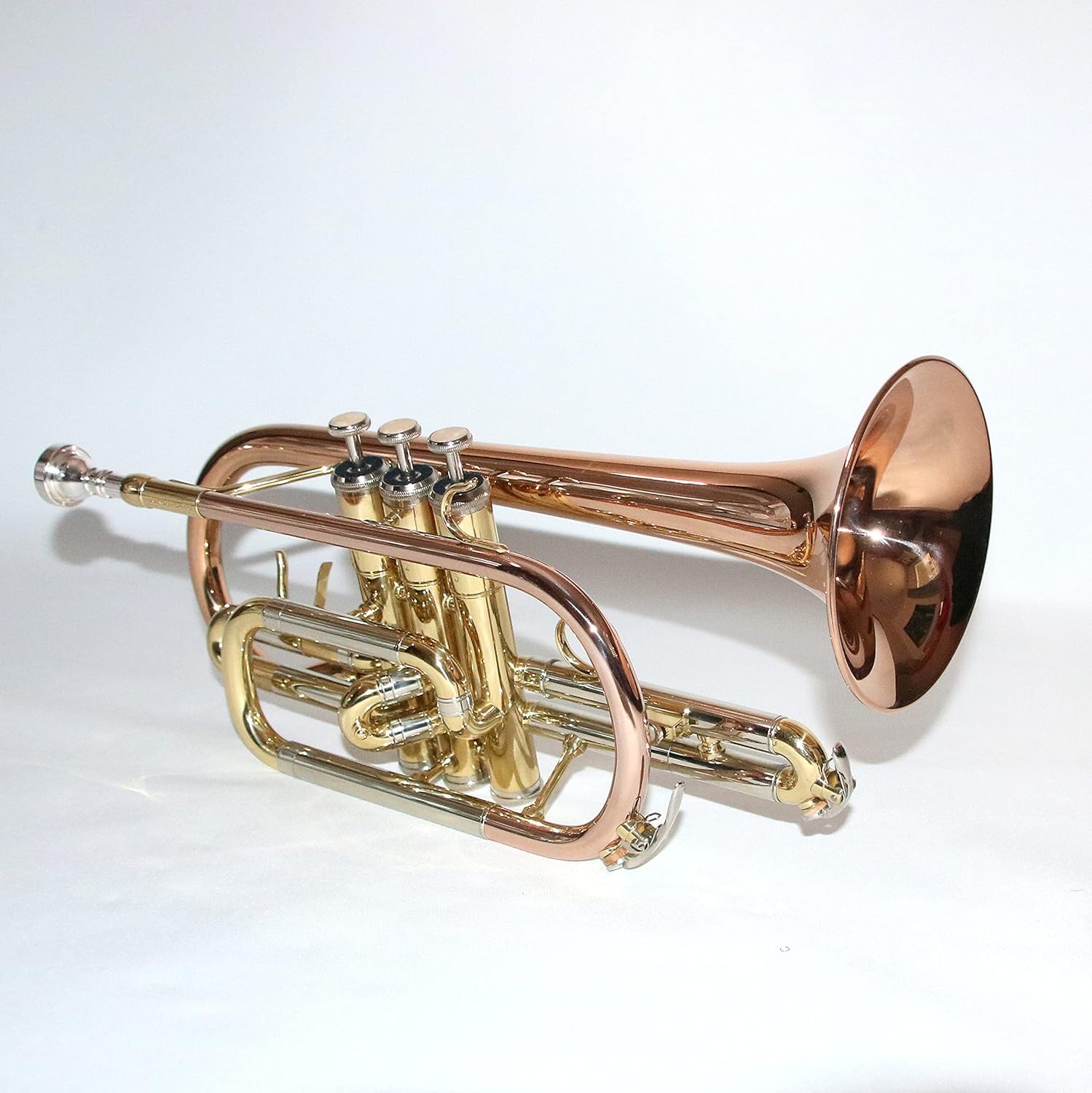 Soundman ECR-501R Kornett in Goldmessing - mit Mundstück und Koffer