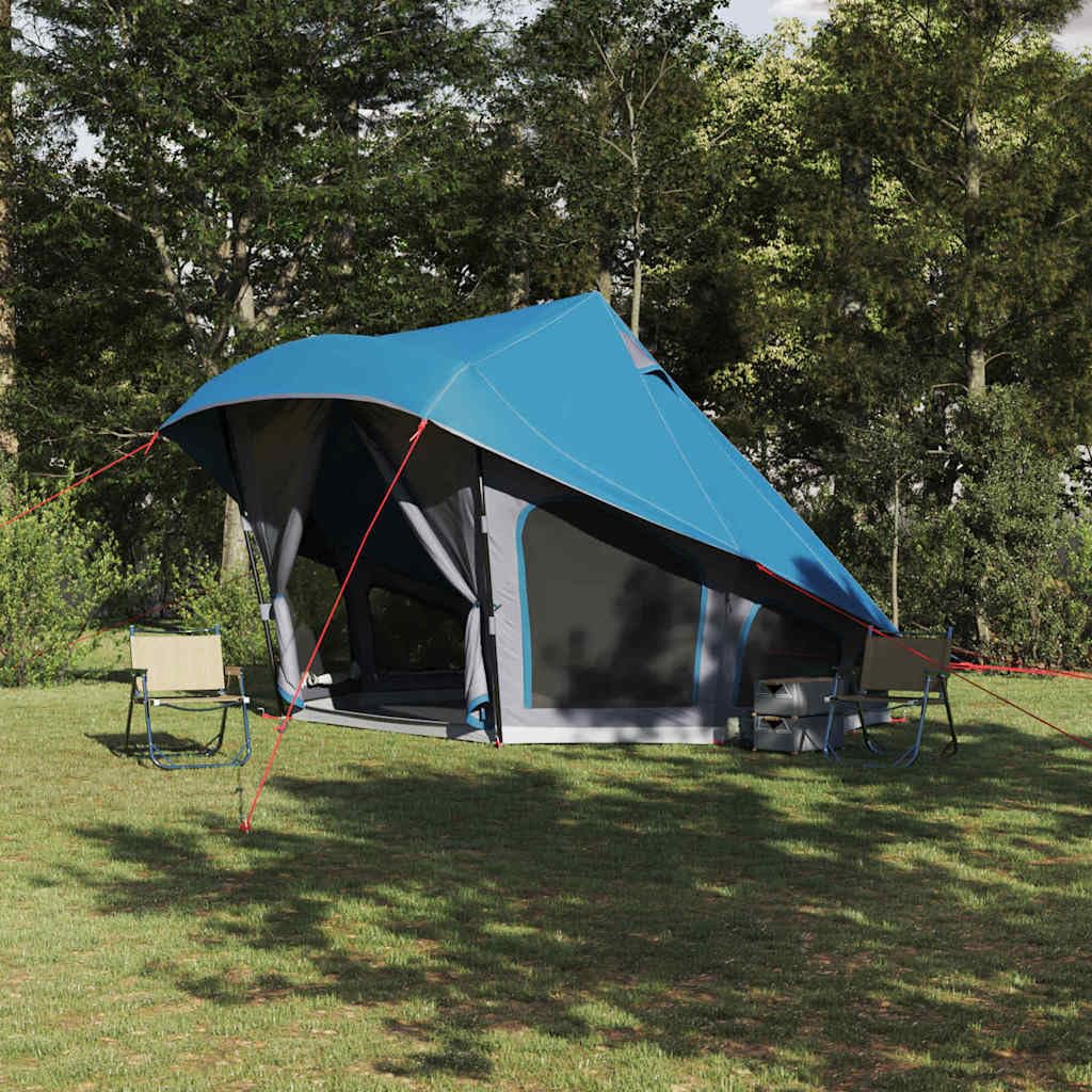 Tenda Tipi con tetto con stoccaggio, verde, 404 x 370 x 270 cm, taffetà