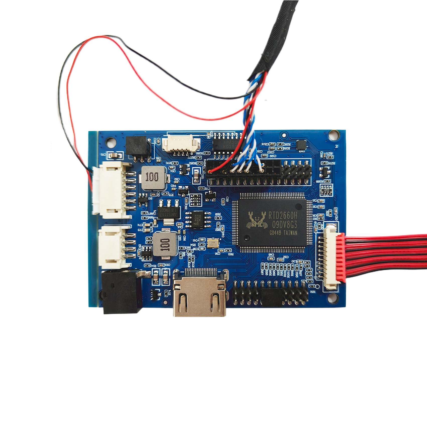 VSDISPLAY Pantalla LCD táctil resistiva de 7" 800x600 con Placa Audio H/D | CLAA070MA0ACW
