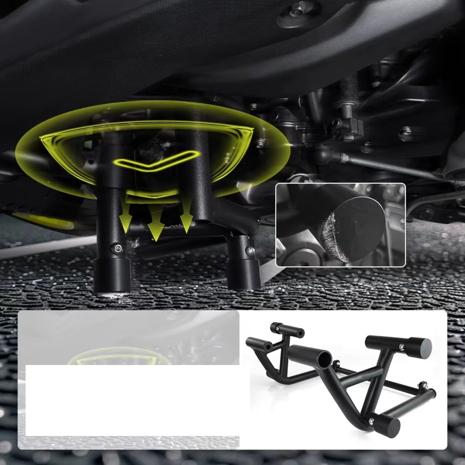 Barra Protección Lateral Compatible Con Yamaha Para Xsr700 2015-2024 Protector Marco Parachoques Para Motocicleta Barra Choque Barra Choque Carril Para Carrera