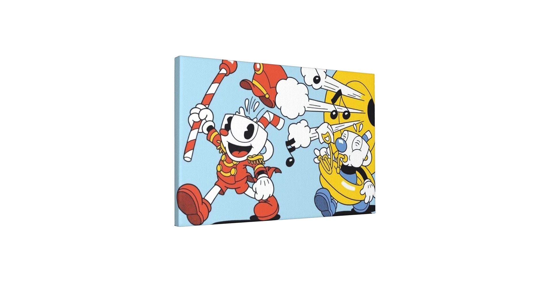 Amazon.co.jp: カップヘッド アートパネル 飾り絵 ポスター 背景絵画