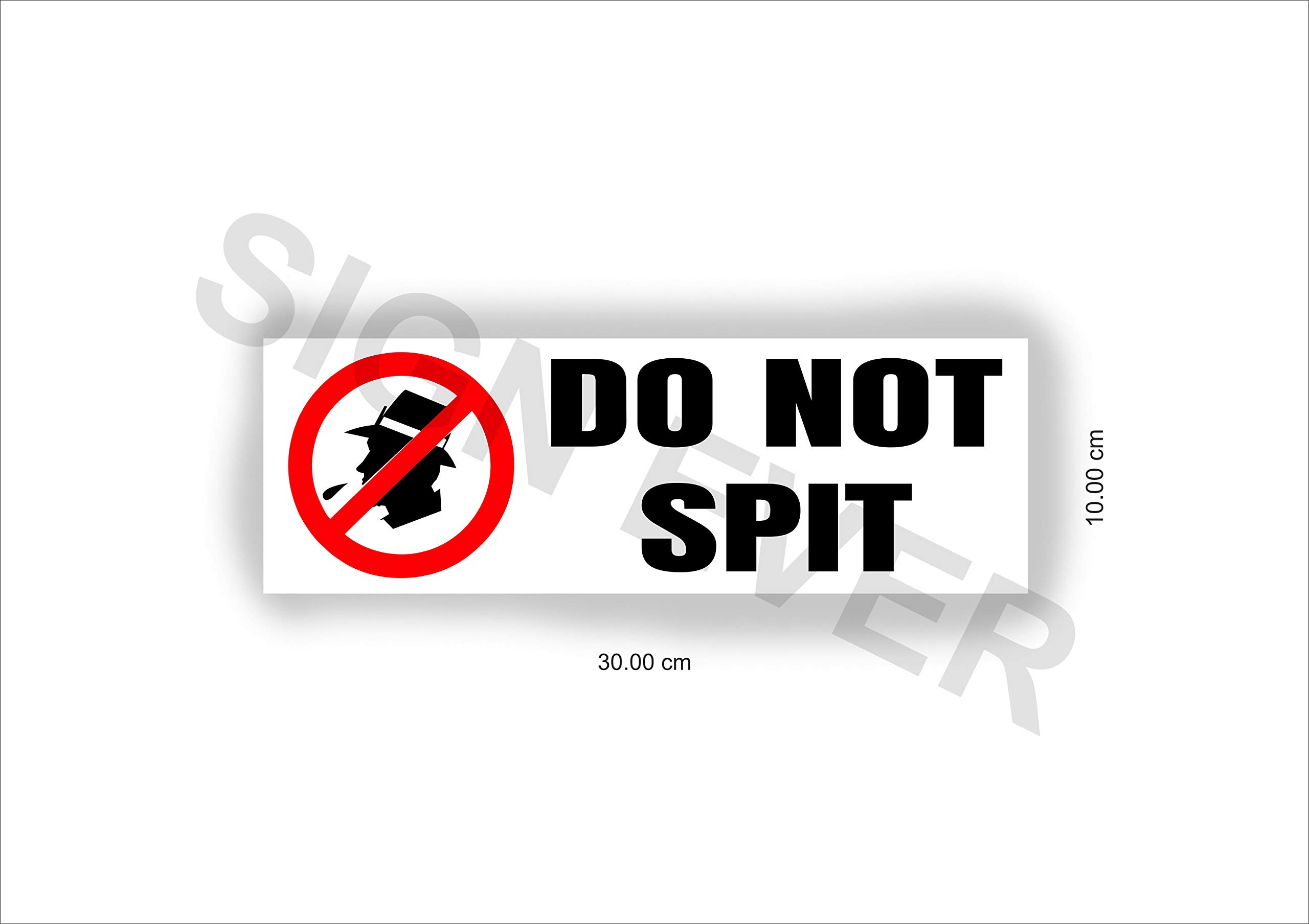 Buy SIGN EVER Please Do Not Spit Here Sign Boards Bank Office Factory ...