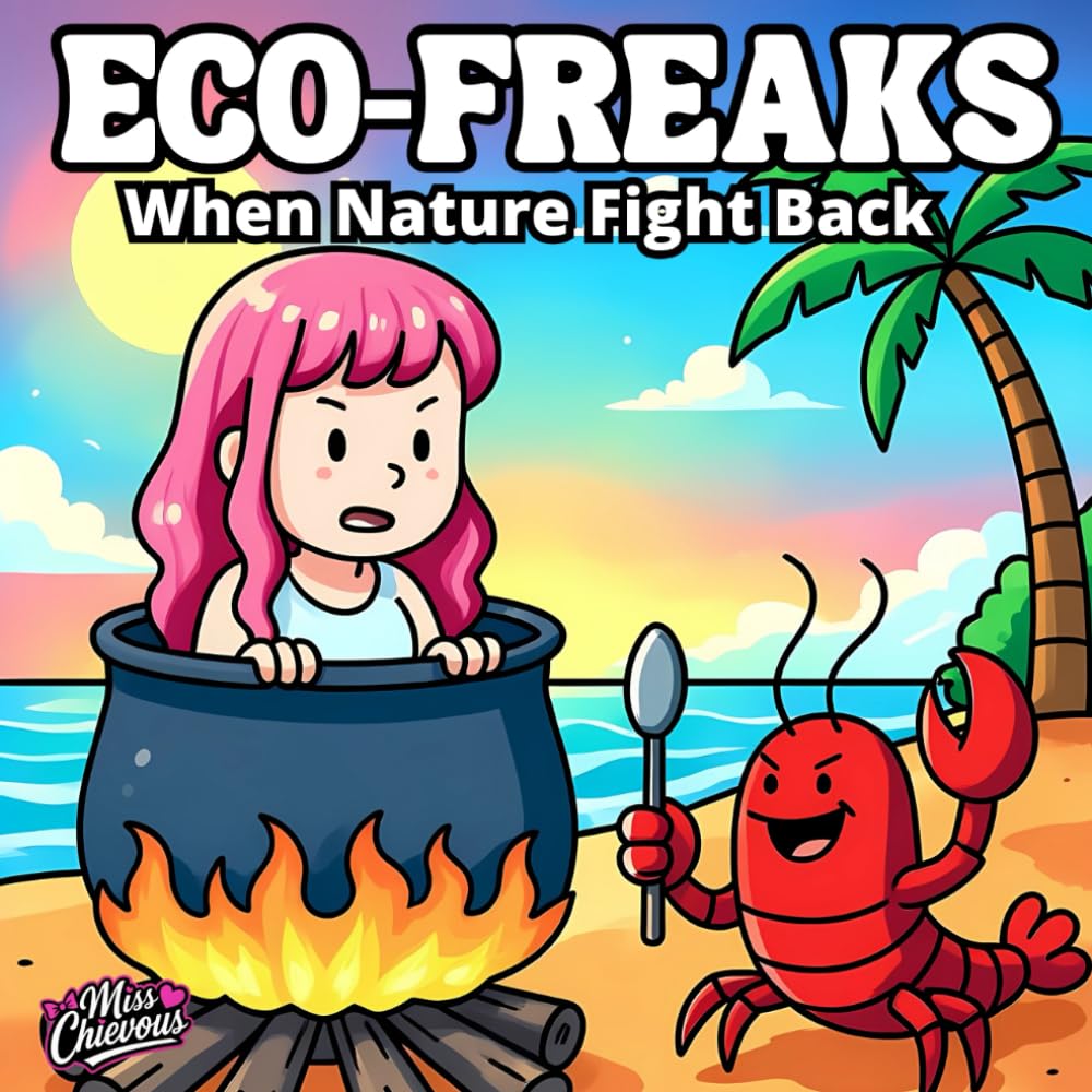 Eco-Freaks: A Funny Natural Disaster Crime Scenes Coloring Book for Adults and Teens: Hilarious, Cozy, Cute but Satiric Images with Easy Simple ... Humor Side and Apocalyptic Eco-Friendly Chaos