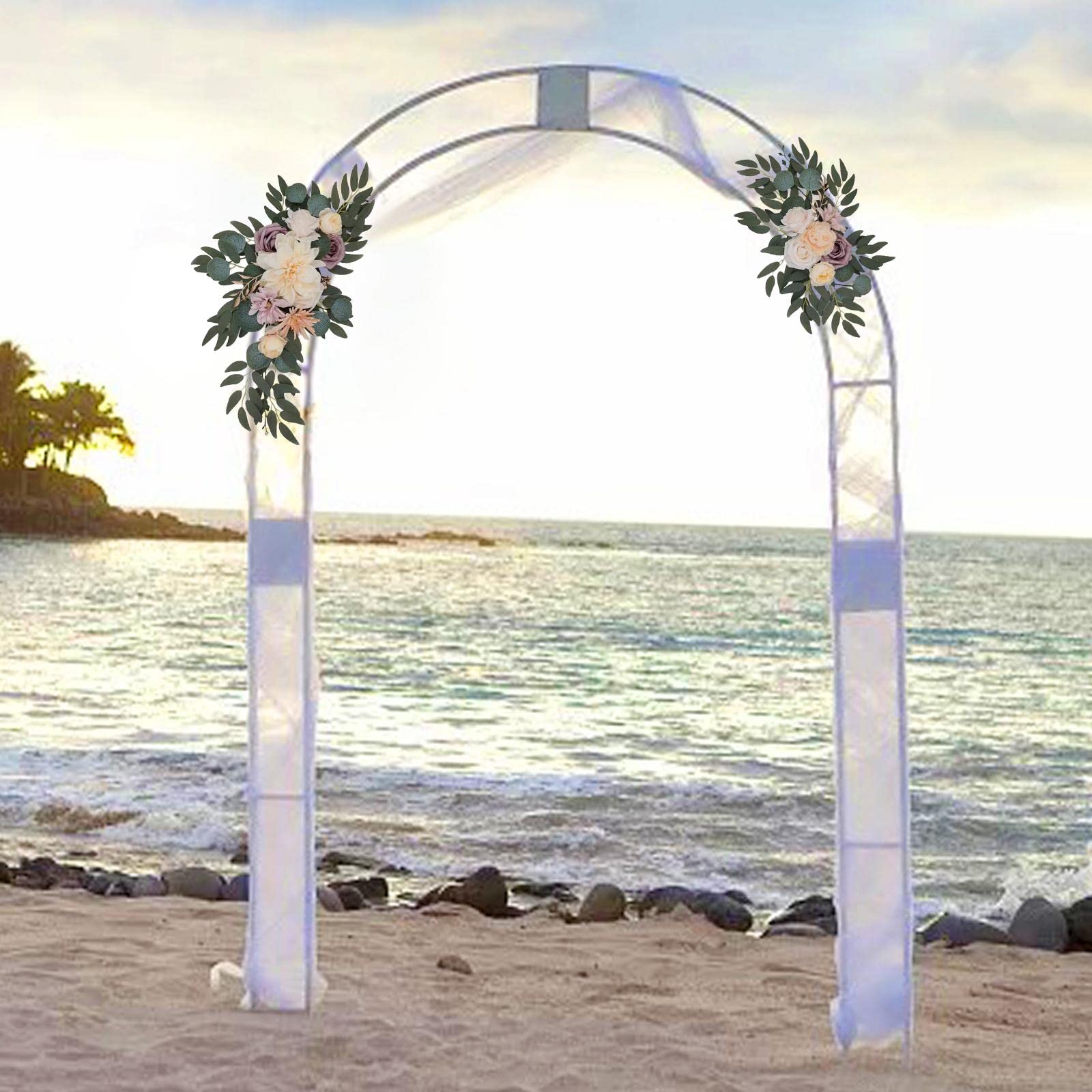 2 de Boda, Flores, Girasoles, Decoración, Estilo Rústico, para Puerta Trasera, Fiesta, Opción 3C