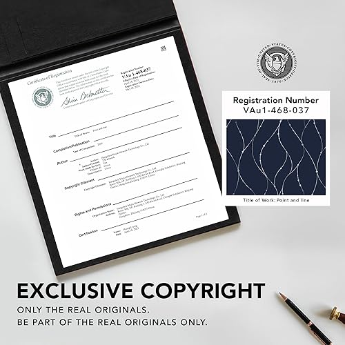 Miniatura 4 de Deconovo - Cortinas opacas con diseño de líneas onduladas y lunares, para dormitorio y sala de estar.