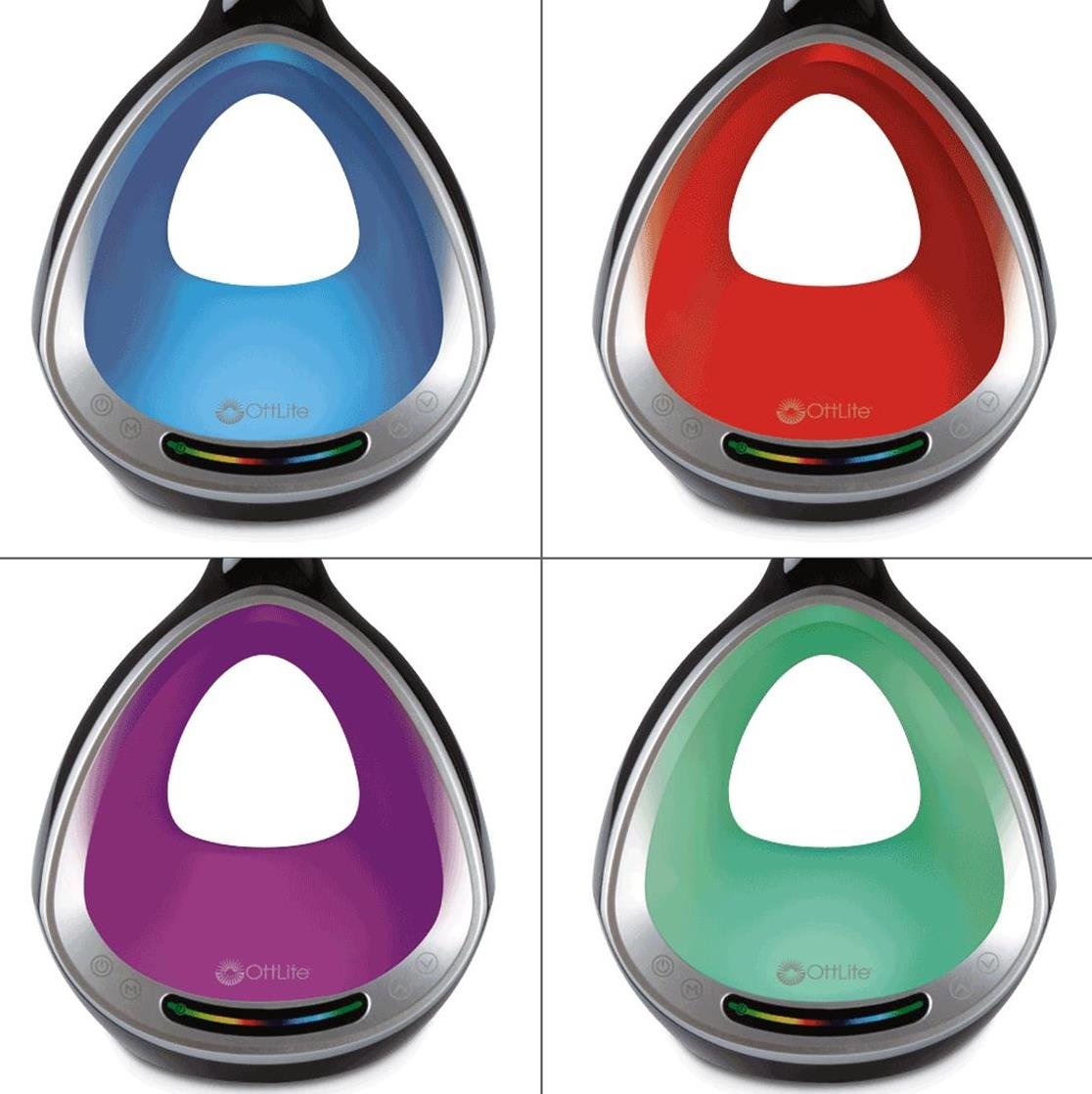 Buy OttLite LED Desk Lamp with Color Changing Tunnel & USB Port Touch