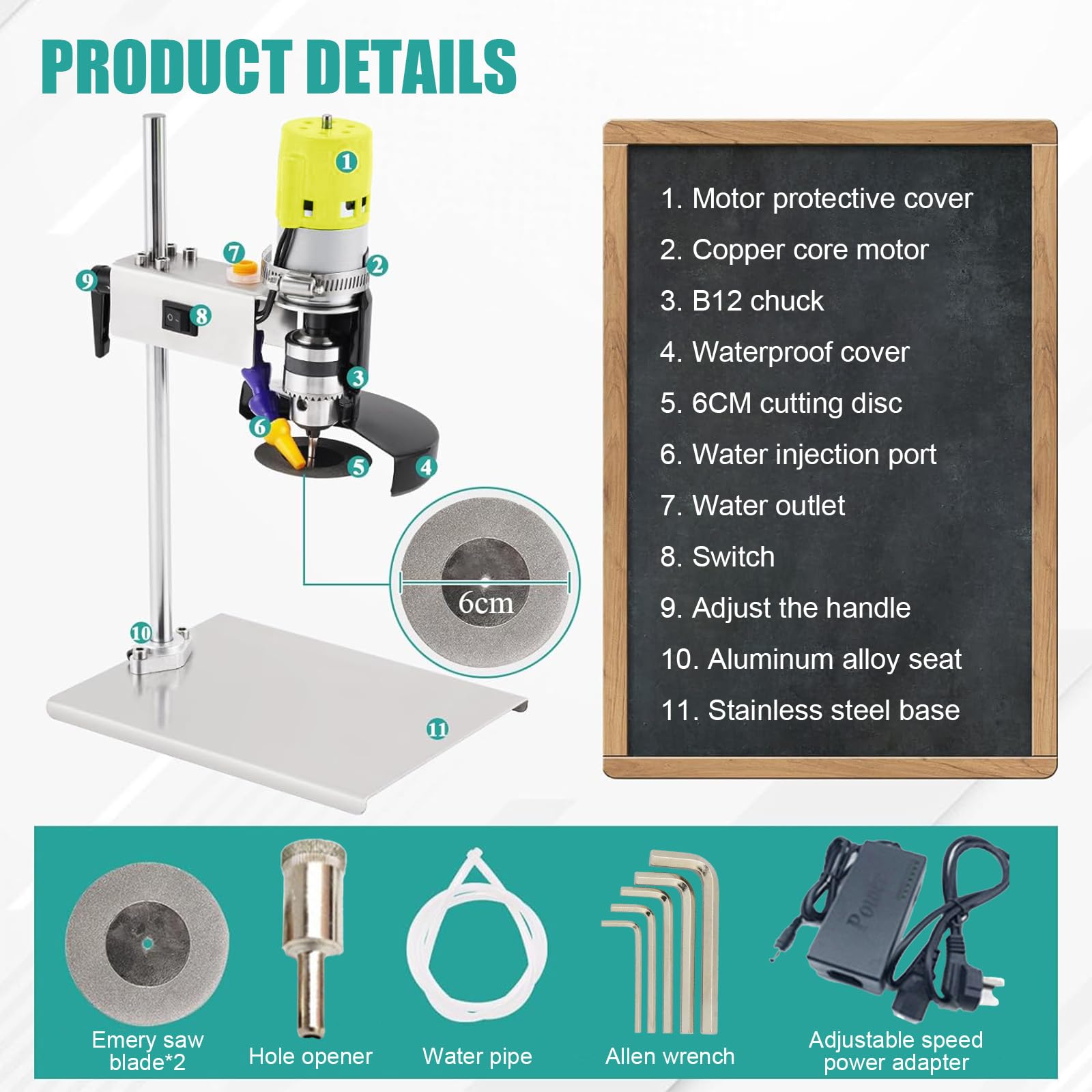 Elektrischer Glasschneider für Flaschen 6000r/min Flaschenschneider Glasflaschenschneider Glasschneider Schneidwerkzeug für Weinflaschen, Seeglas, Handwerk, DIY Blumentopf