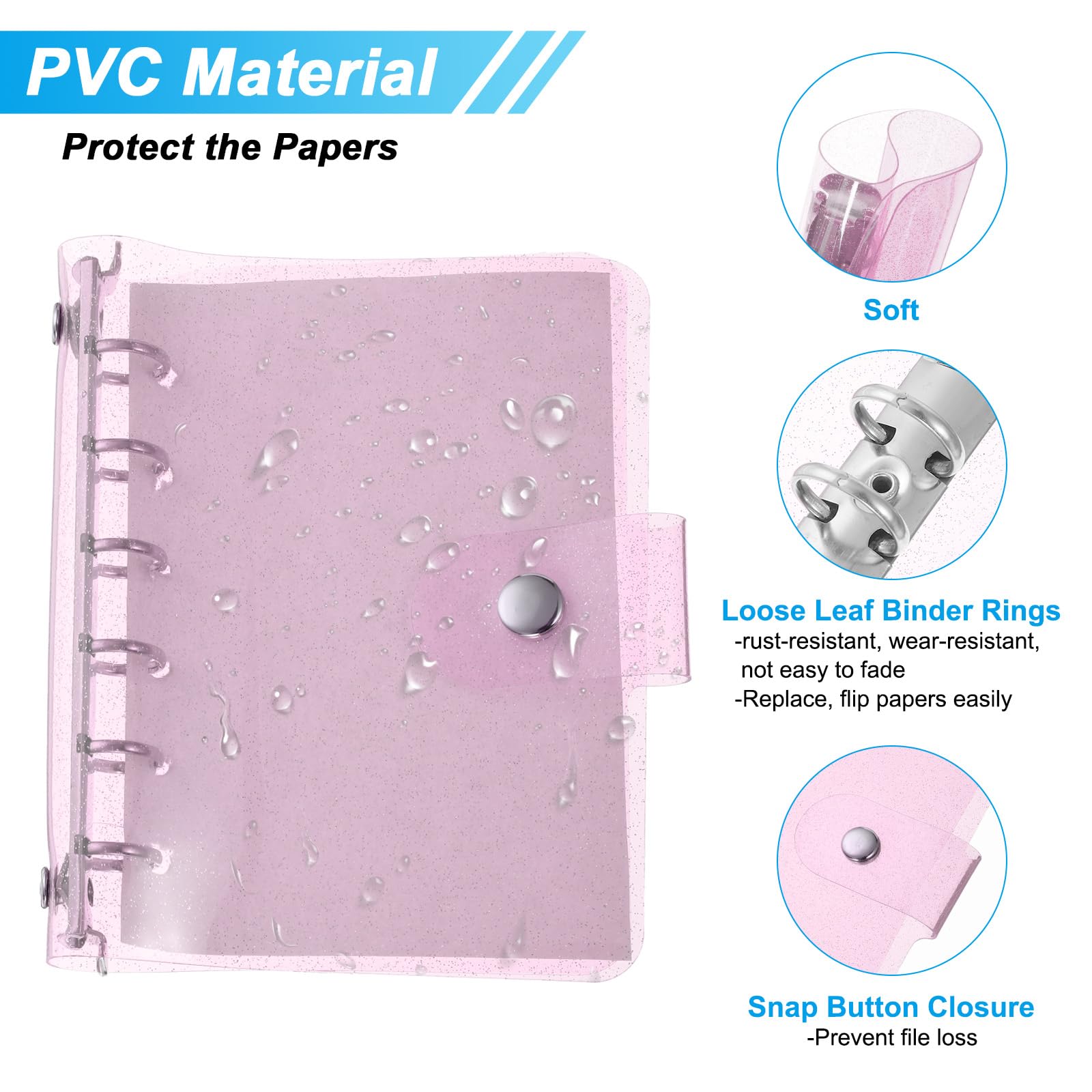 PATIKIL A7 Clear Binder Cover - Image 3