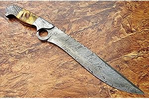 RG-110 Handmade Damascus Steel 15 Inches Bowie Knife - Crafted for Adventure