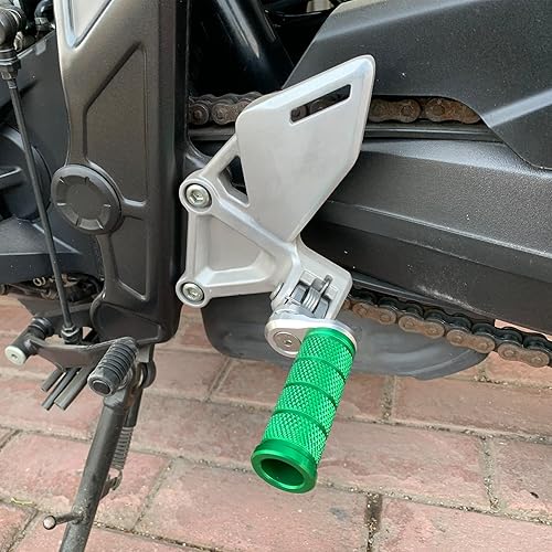 Miniatura 8 de Clavija de pie delantera ajustable (compatible con SUZUKI GixxerGSX250RV-STROM250) (azul)