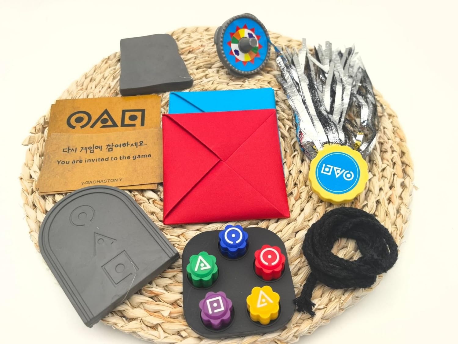 深夜セール！即購入可！韓国限定　イカゲーム　おもちゃセット Amazon | イカゲーム韓国民俗ゲームセット イカゲームシリーズ