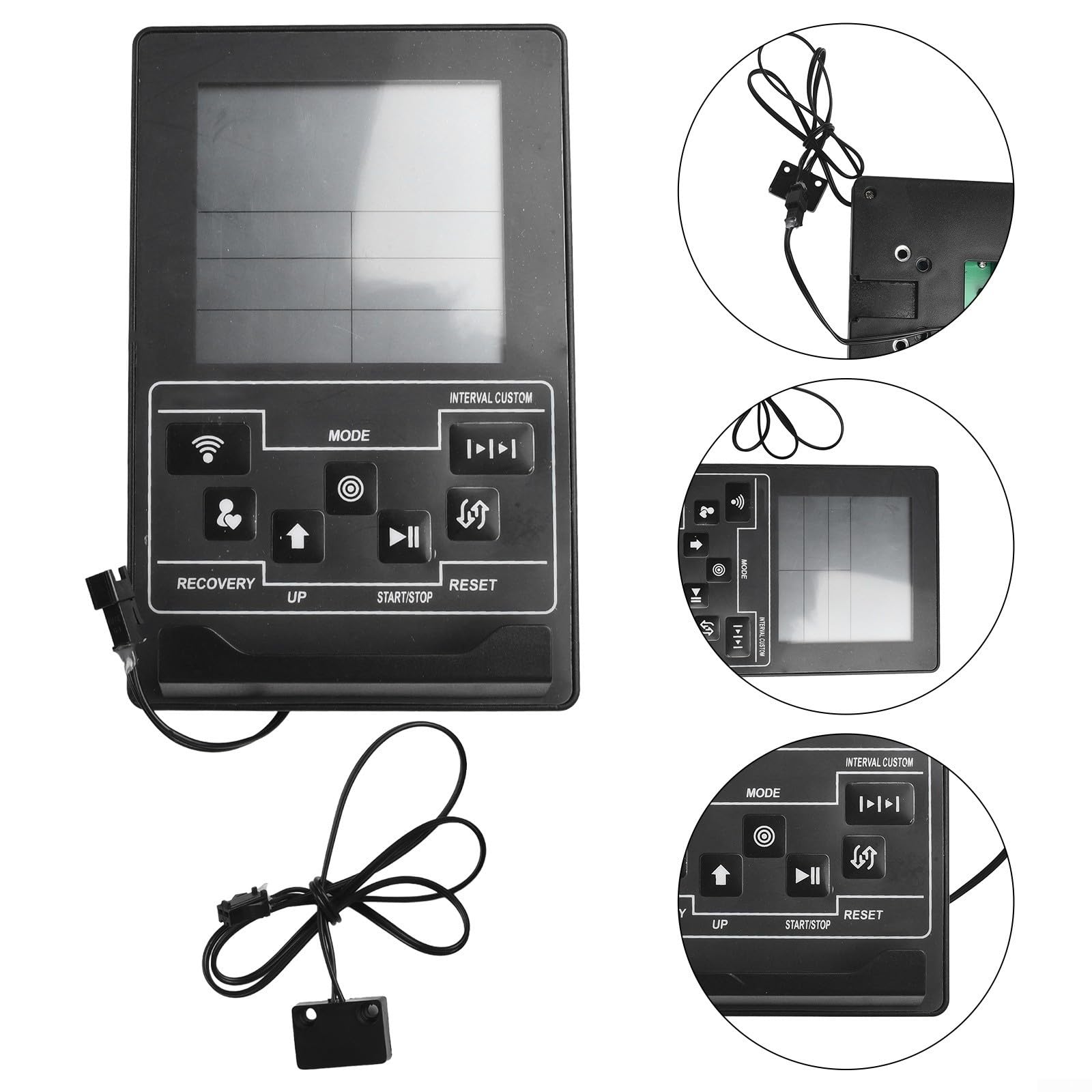 SPORTARC Vogatore Contatore Elettronico Magnetoresistivo Vogatore Monitor Schermo TEMPO, DIST, CAL, SPM, STROKES, PULSE
