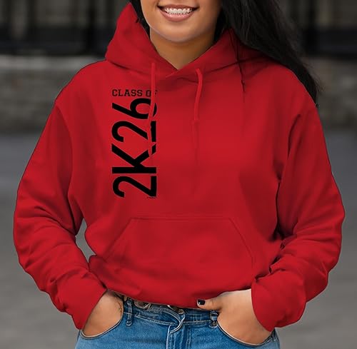 Miniatura 2 de ThisWear Elige tu sudadera con capucha de manga larga de graduación 2K25 para graduación de 2024 o 2025