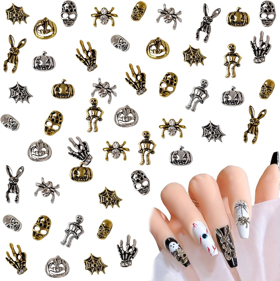 Amazon.co.jp: ネイルパーツ パンク 72個セット ハロウィン ネイル