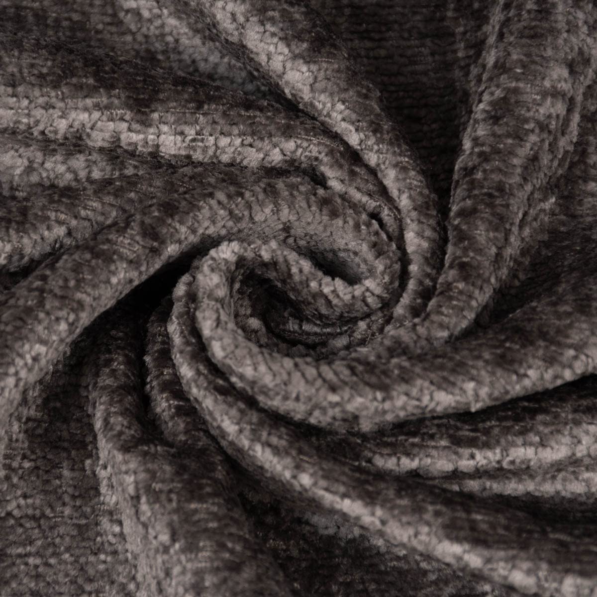 SCHÖNER LEBEN. Zugluftstopper Soft Teddy Deluxe grau div. Größen, Auswahl:100cm Länge