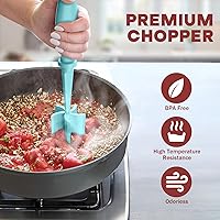 Vista 5 de 2 piezas de picadora de carne, molinillo de hamburguesa mejorado, picadora de carne premium resistente al calor para carne molida, herramienta