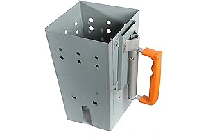Collapsible Charcoal Chimney Starter for Grills and Camping