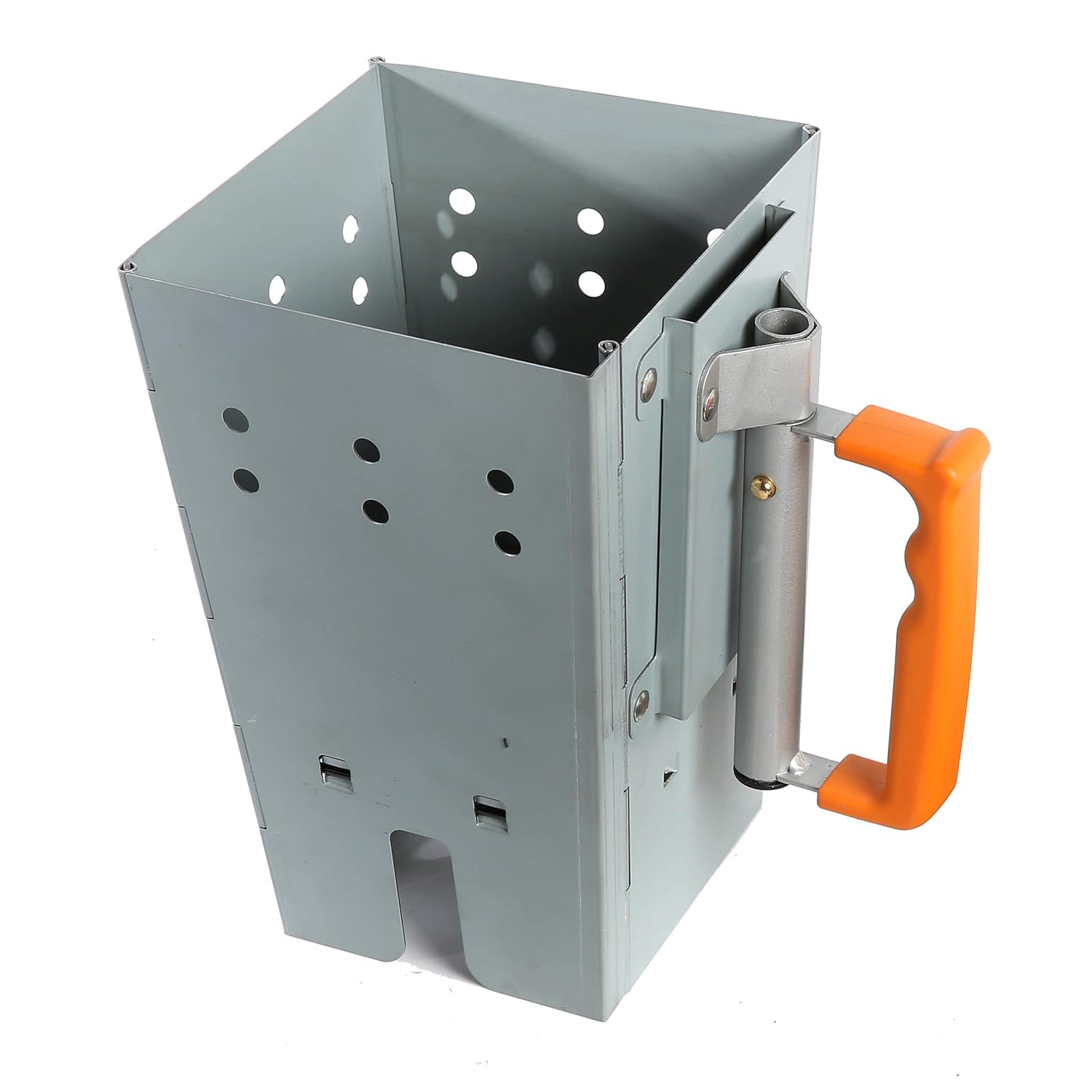 CampMaid Foldable Charcoal Chimney Starter & Holder with Award Winning