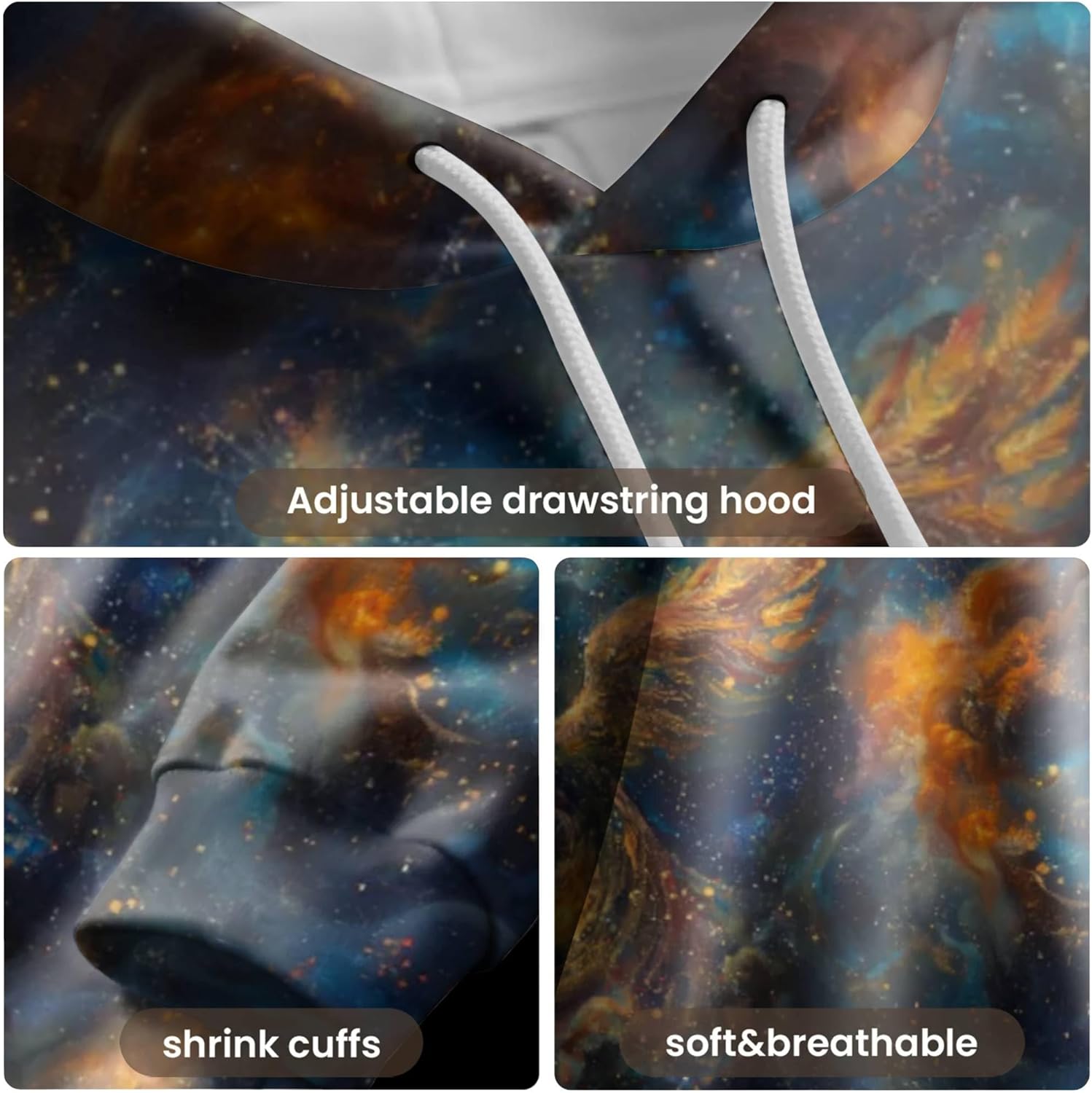 3D Printed Hoodie High Definition Graphic Comfortable and Stylish Unisex Breathable Fabrics Ideal for Casual Wear - Image 5