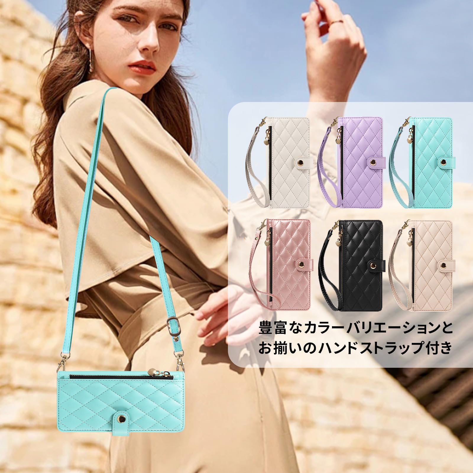 Amazon.co.jp: Kitzomi Google Pixel 9A ケース 手帳型 財布型 耐衝撃