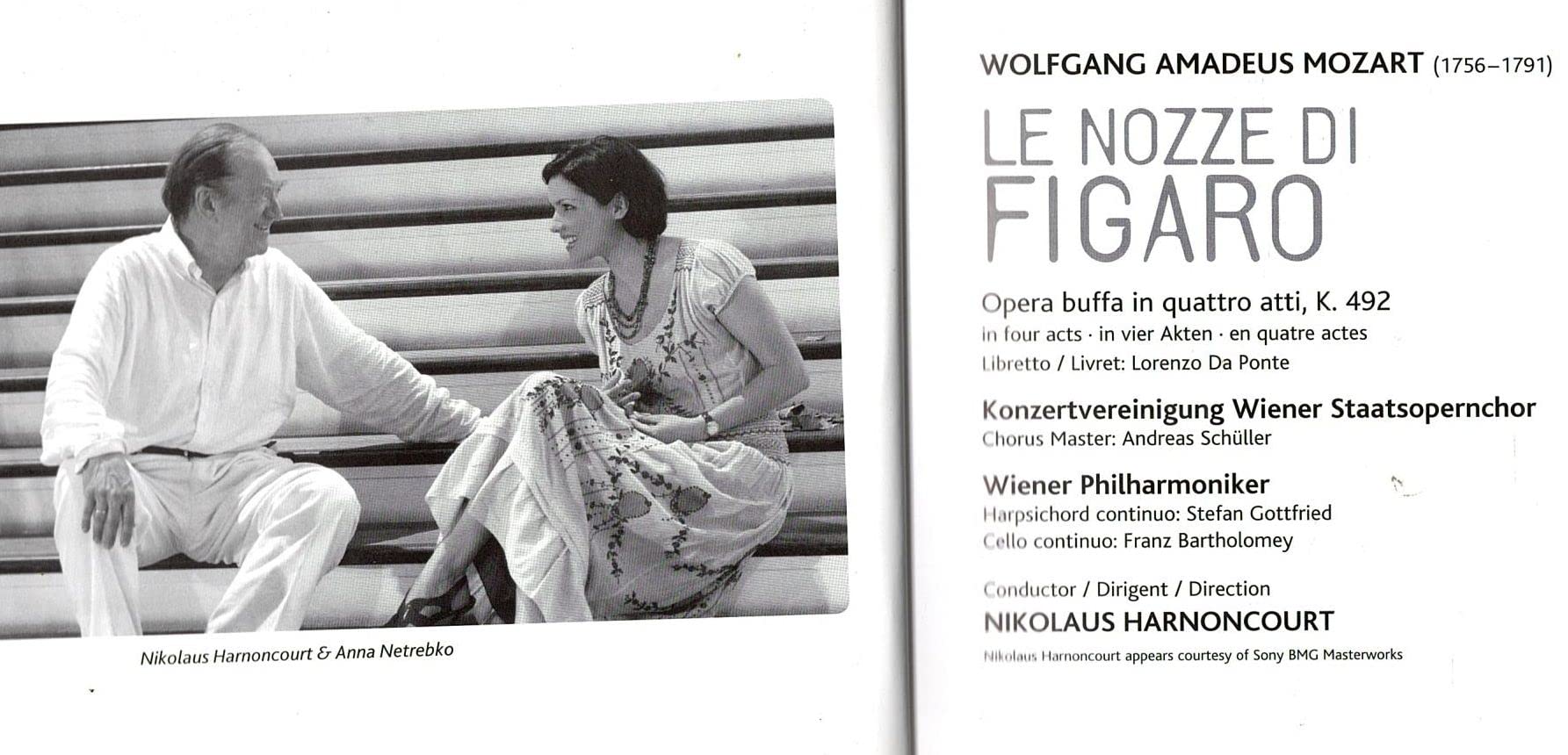 Mozart: Le nozze di Figaro