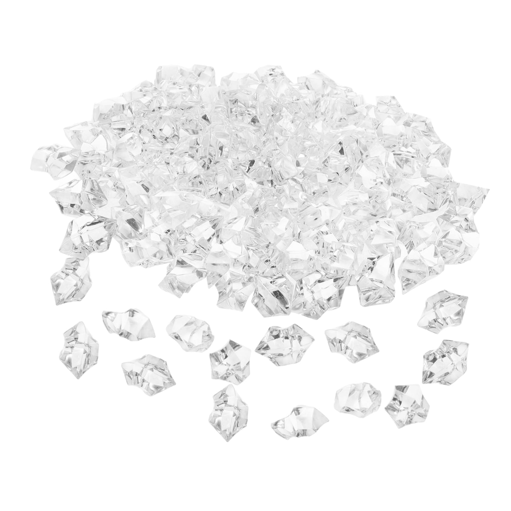 Cubitos de hielo acrílicos transparentes PRETYZOOM para solucionar mesas vacías en eventos
