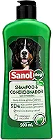Shampoo E Condicionador De Pêlos Para Cães 500 Ml Verde