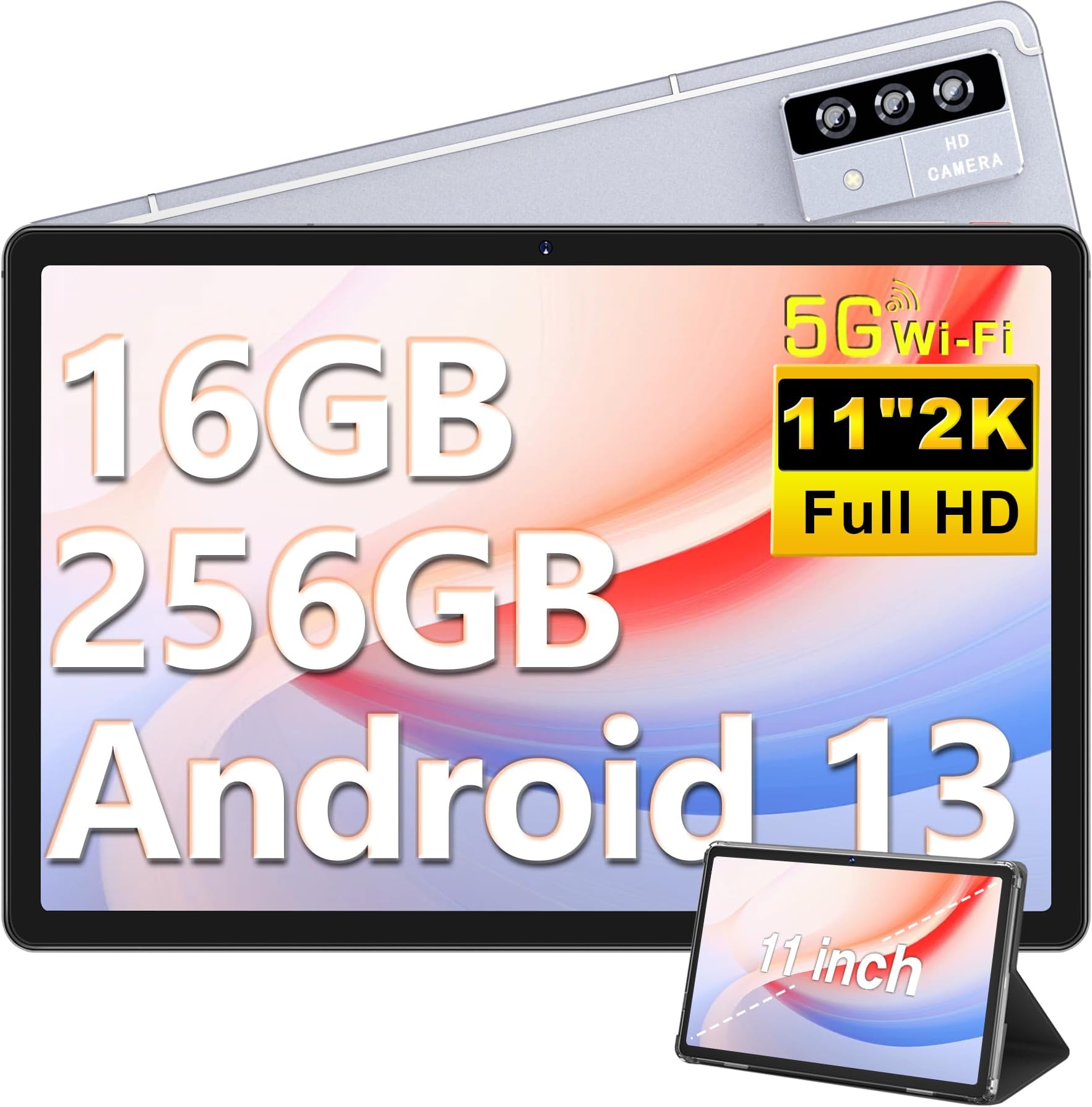 SKYEGG Tablette 11 Pouces Android 14, 24 Go RAM + 256 Go ROM, 5G Wi-FI ...