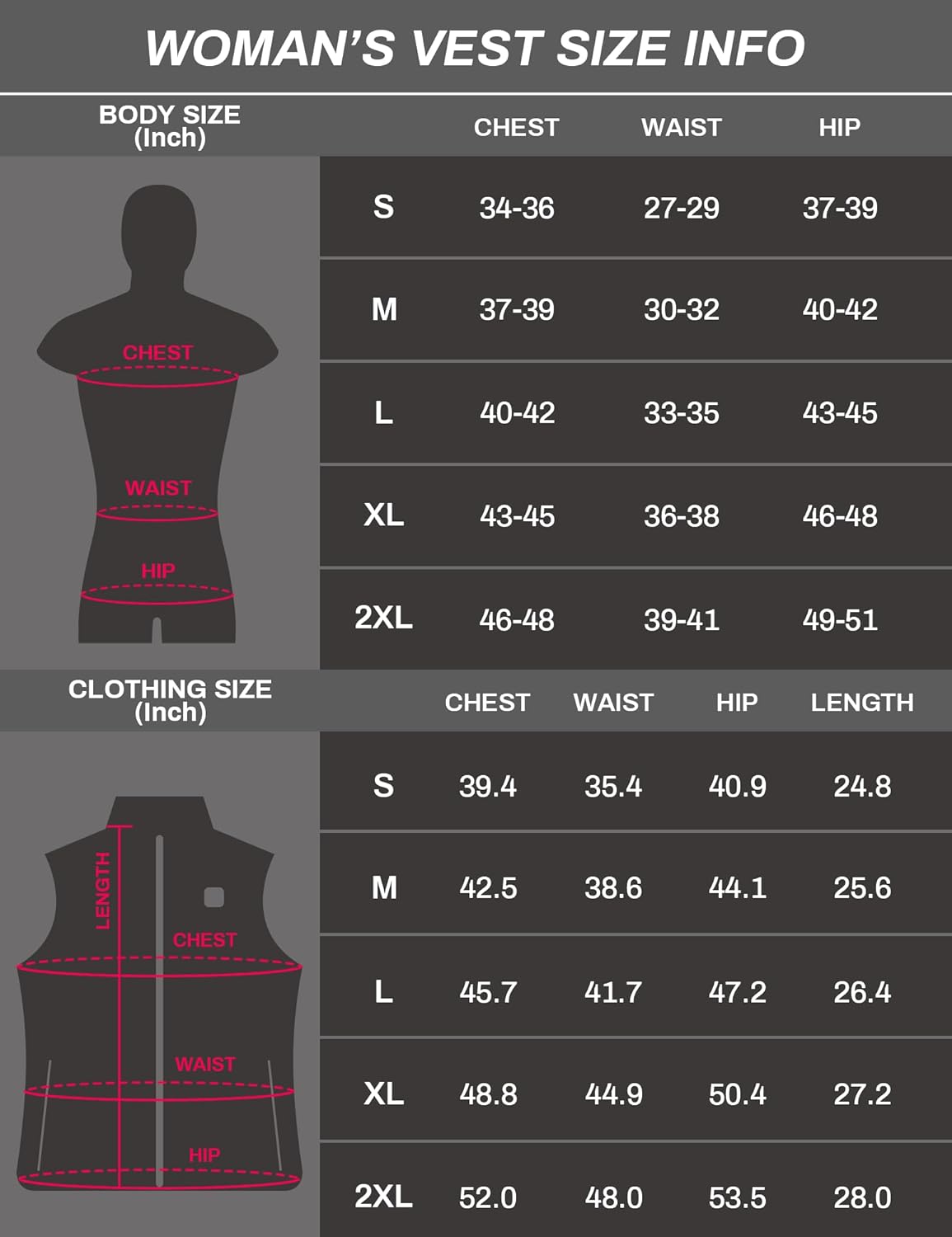 ANTARCTICA GEAR Women's Heated Vest With 16000mAh Battery Pack, Rechargable Lightweight Heated Vest for Winter Outdoor - Image 7