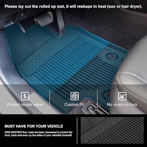 Miniatura 9 de KIWI MASTER Alfombrilla de maletero de carga para Toyota RAV4 2013-2018 Reemplazo OEM PT908-42135 para todo tipo de clima, alfombrillas TPE Slush