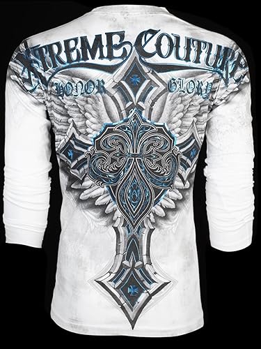 Miniatura 3 de Xtreme Couture by Affliction - Camiseta de manga larga para hombre Last Blow