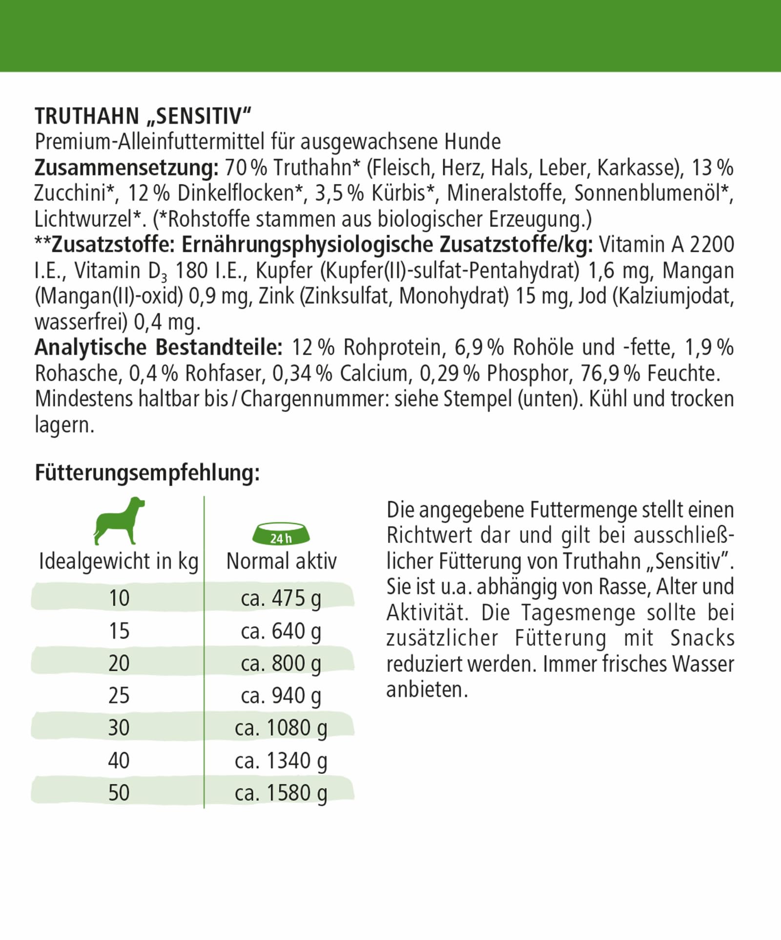 defu Hundefutter | 12 x 400 g | Bio Truthahn Sensitiv | Premium Bio Nassfutter Menü | Alleinfuttermittel für Hunde