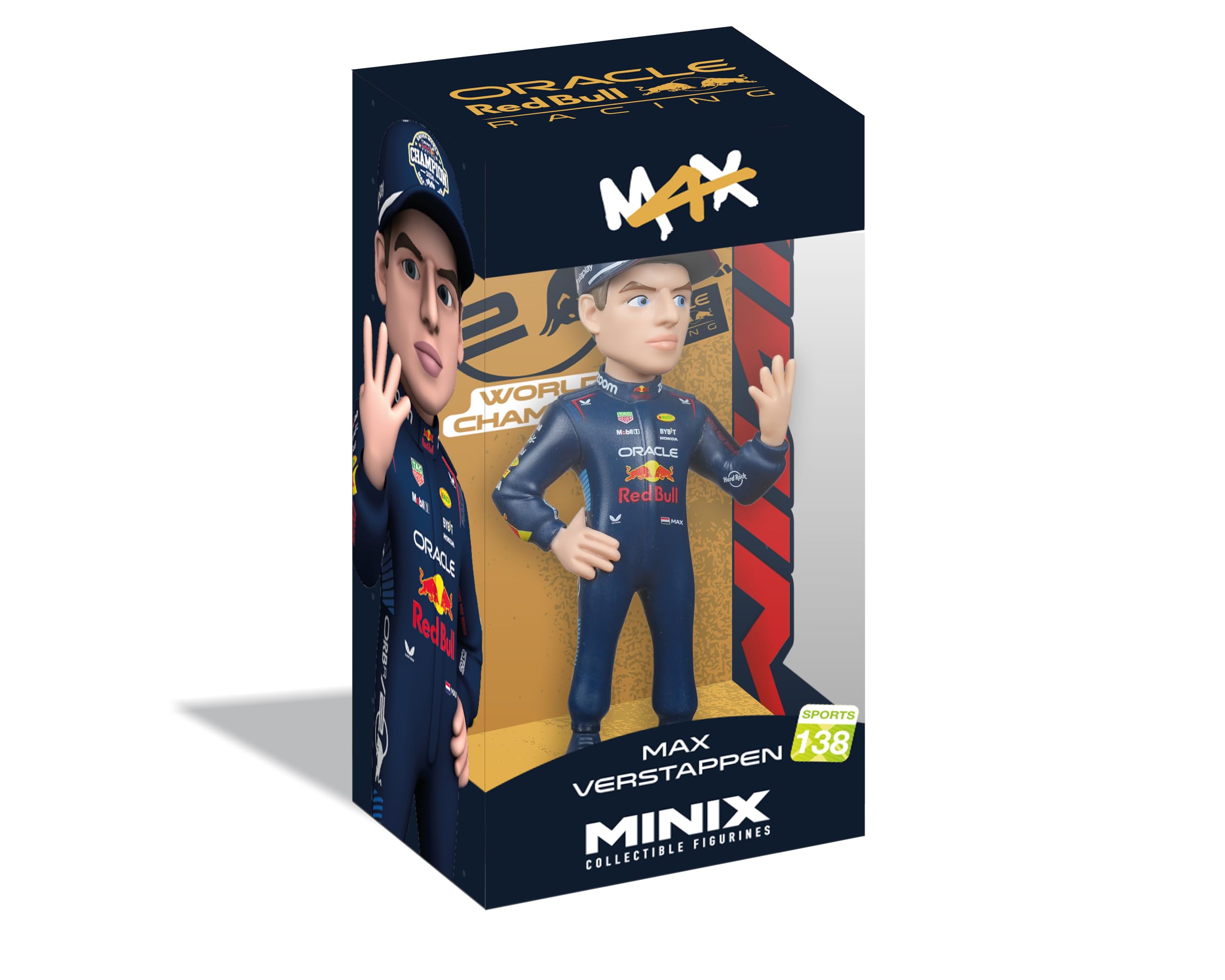 MINIX Sports #133 - Red Bull - Max Verstappen - Collectible Figure 12 cm