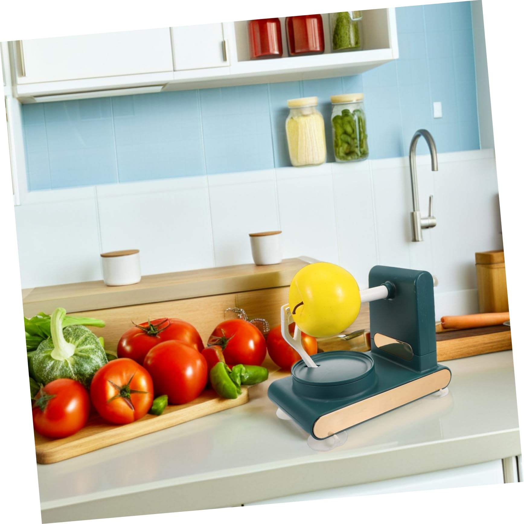 Pelador Manual Multifuncional de Frutas y Verduras Manivela