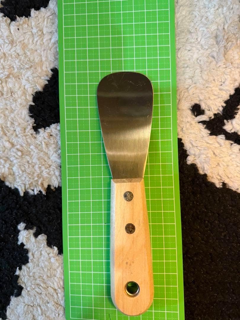 A00199コーキングヘラ シーリングヘラ 金ベラ中 目地やパネル目地