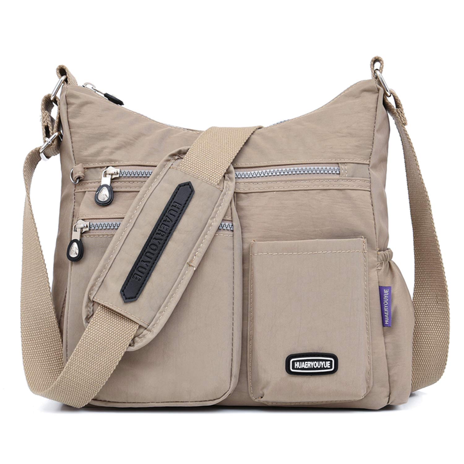 Borsa Tracolla Impermeabile Borse a Spalla Donna Borse da Viaggio Leggero Borsa Laterale Sportiva Sacchetto Casuale Durevole Borsetta per Libri Borsello Scuola