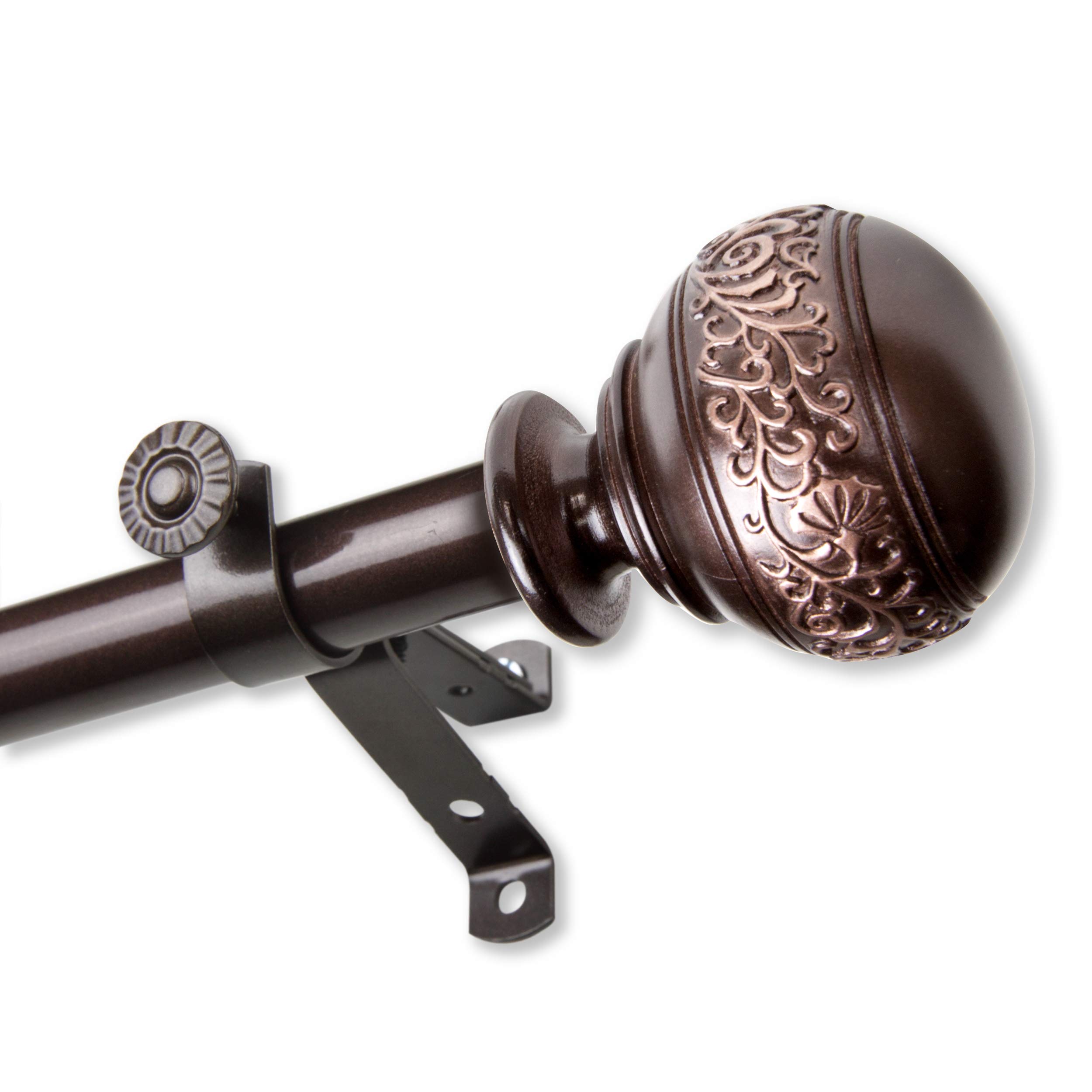 Moyat 5-Sided Bay Window Curtain Rod Set - 13/16" Diameter, Satin Nickel Finish