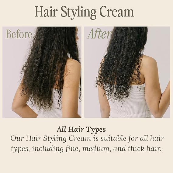 Salee- Styling Cream For Slickbacks & Curls | Slick Back Hair & Define Curly Hair | For Women, Kids, Girls, Smoothing & Anti-Frizz | For Curls, Wavy & Straight Hair 6 oz.