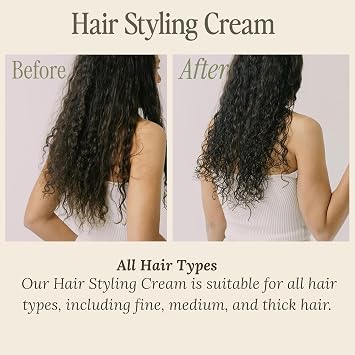 Salee- Styling Cream For Slickbacks & Curls | Slick Back Hair & Define Curly Hair | For Women, Kids, Girls, Smoothing & Anti-Frizz | For Curls, Wavy & Straight Hair 6 oz.