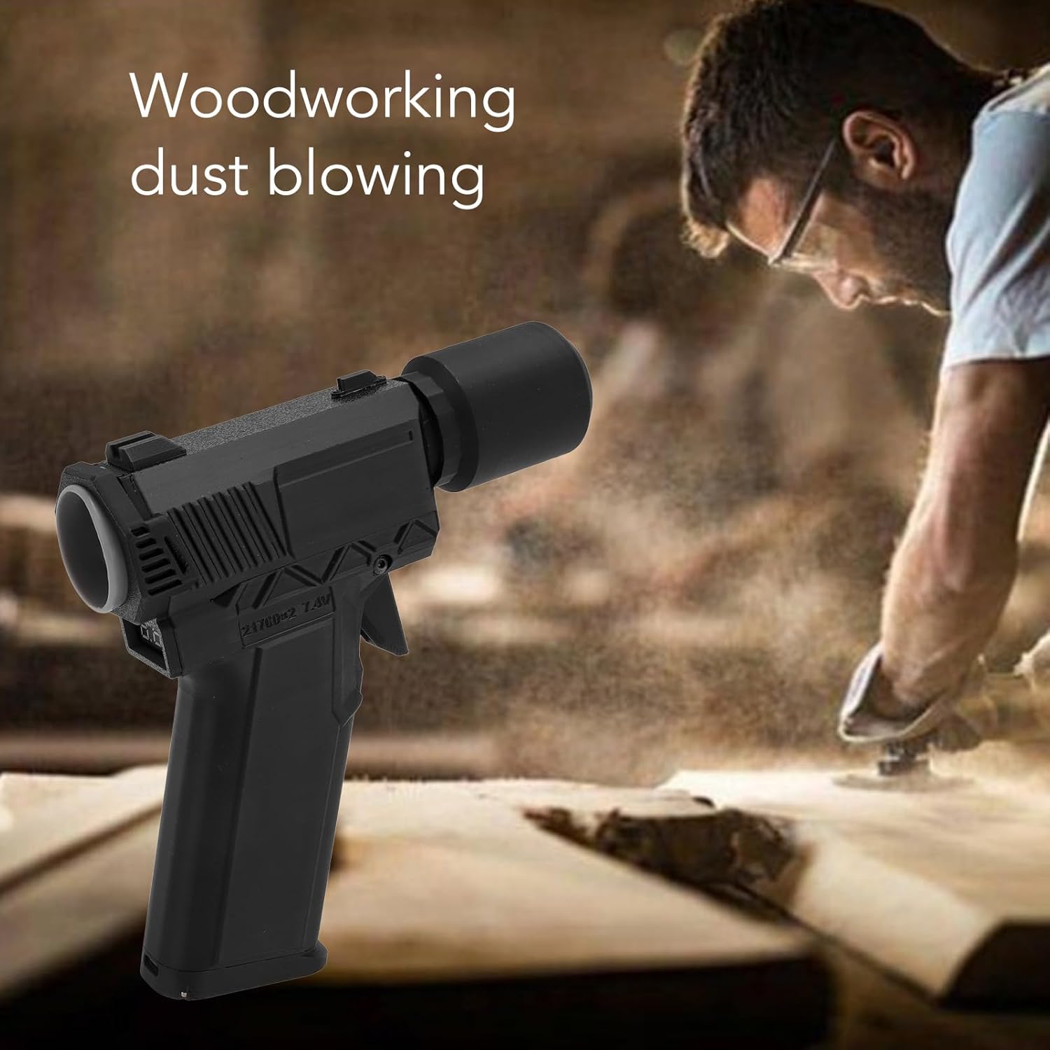 Dry Blower, 200000RPM Compressed Air Duster, Stepless Speed Handheld Blower, Compact Dust Removal Mini Air Blower for Car Computer Keyboard Lens Outdoor